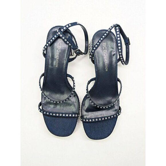 BCBGeneration Lissena-2 Women's Rhinestones Platform Sandals Size 6 MSRP $109 - Picture 3 of 6